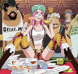 Bonney comiendo
