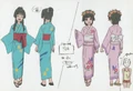Saten uiharu yukata