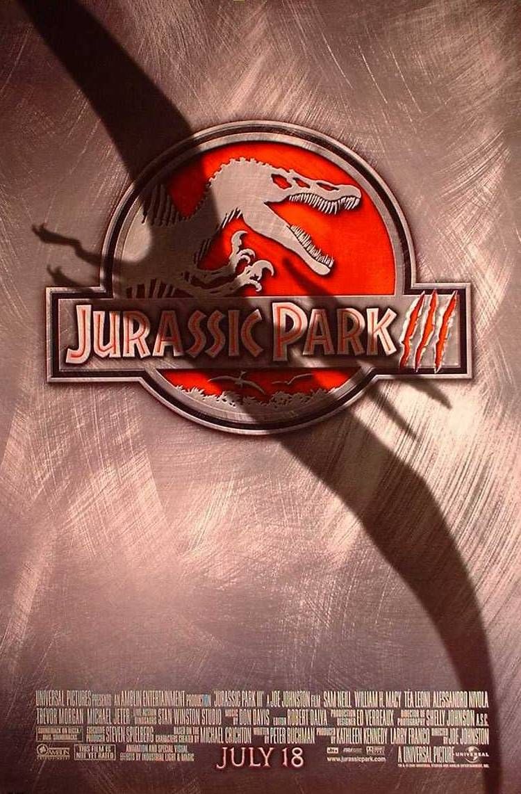 Image Jurassic Park 3 Poster 2001 Park Pedia Jurassic Park