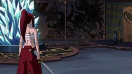 Erza Llega en la habitación de Jellal