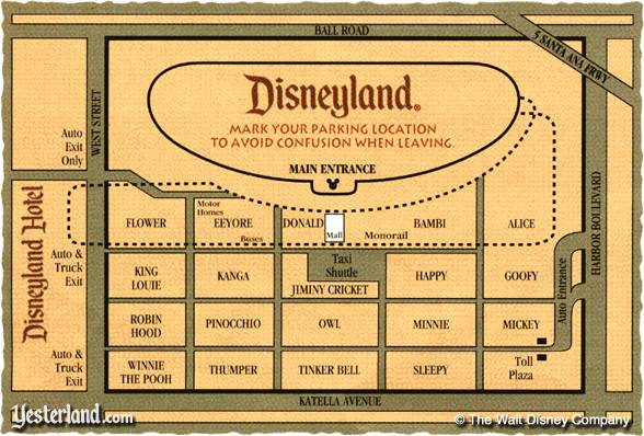 disney toy story parking lot
