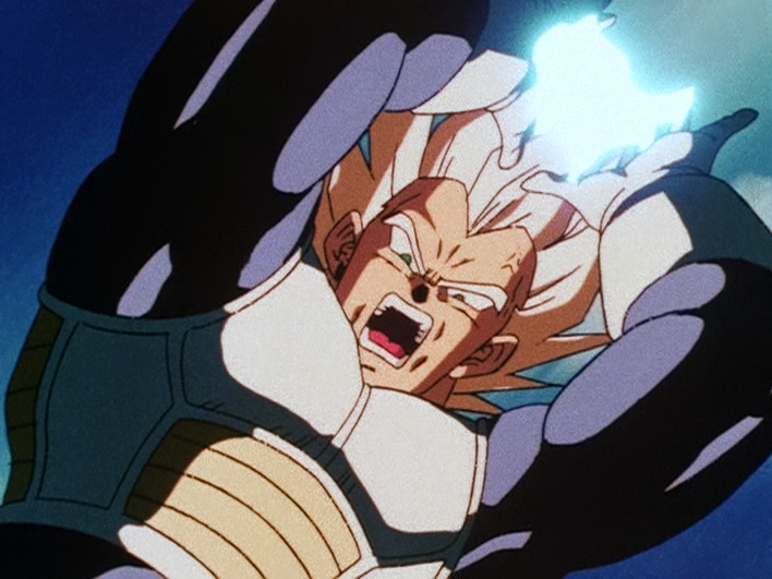 vegeta with waves