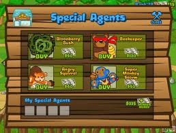 The Special Agents Shop Screen