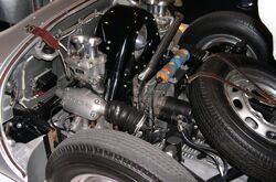 1955 Porsche 550 Spyder engine