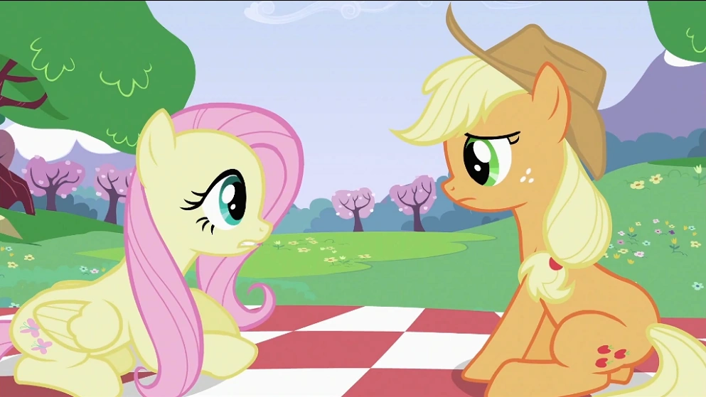 My Little Pony Applejack And Fluttershy