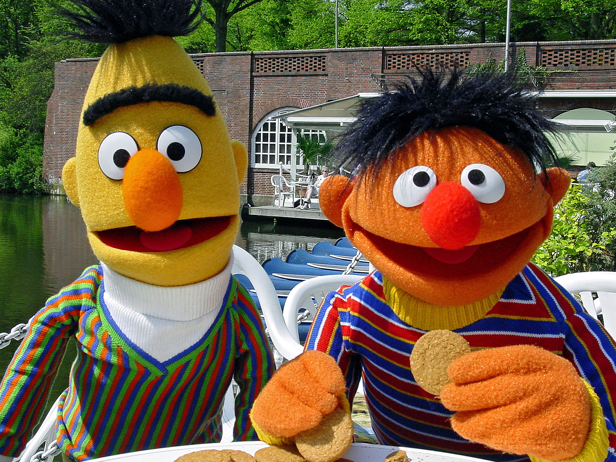 kaws sesame street bert and ernie