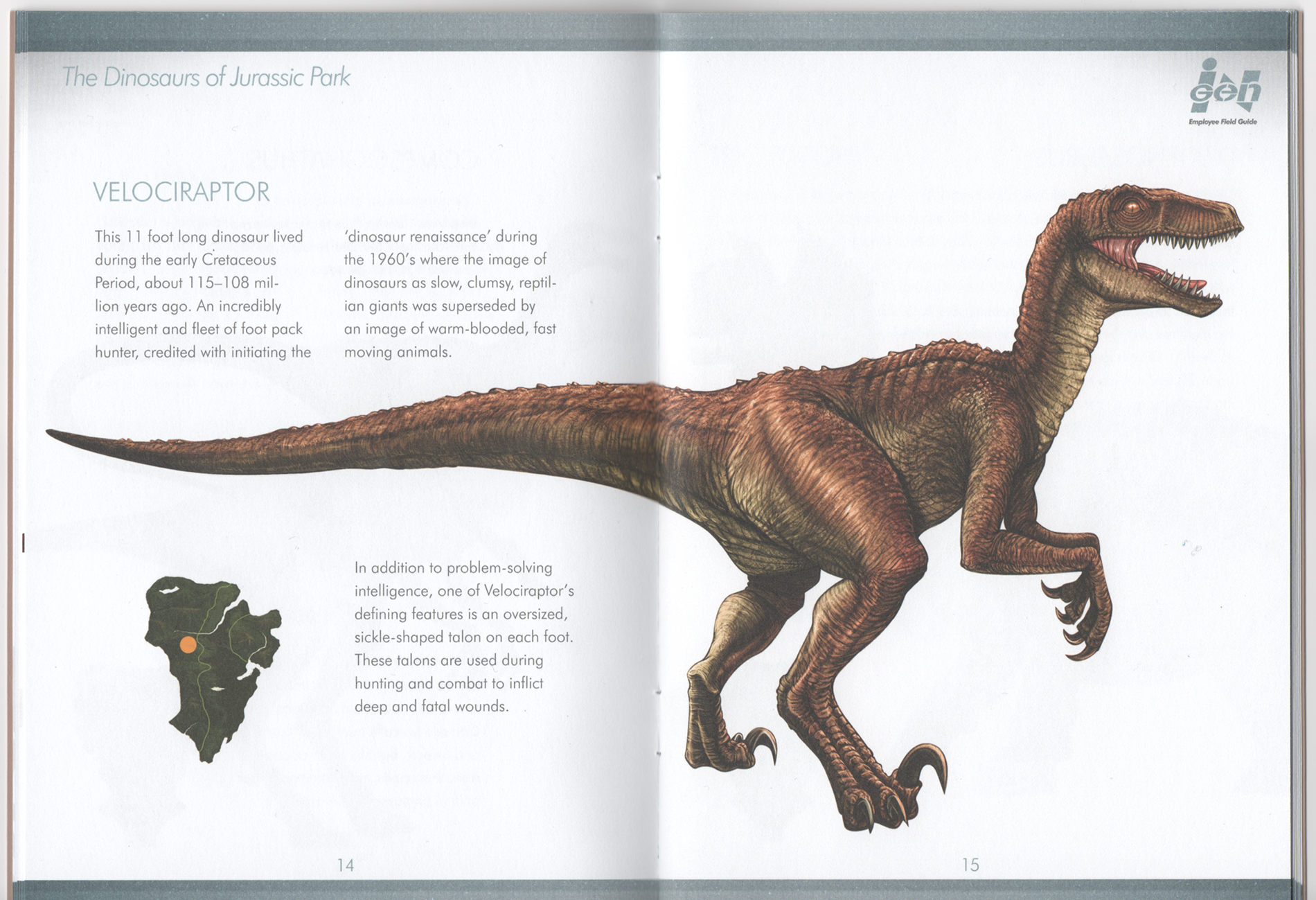 Image Ingen Field Guide 14png Park Pedia Jurassic Park Dinosaurs Stephen Spielberg 8498