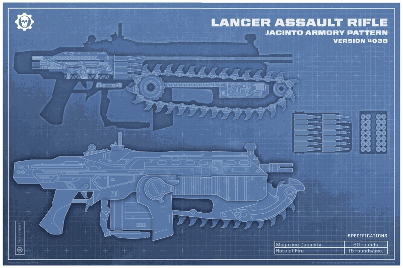 Rifle de Asalto Mk 2 Lancer GearsPedia Wikia