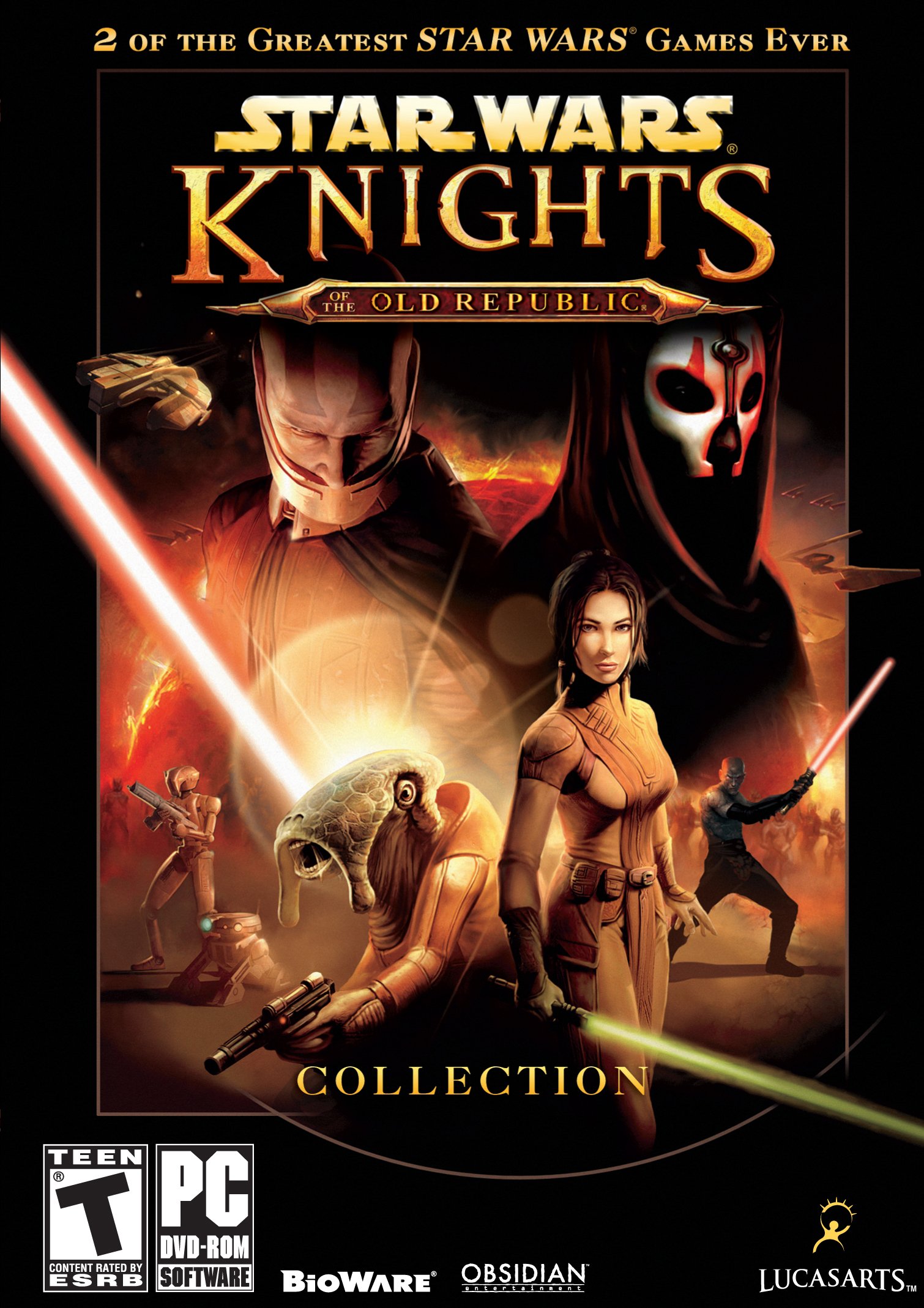 The Knights of the Old Republic games — successful, beloved, generally awesome