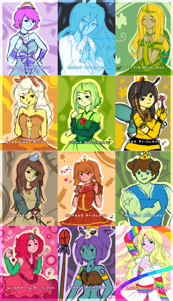 Image Adventure Time Princess Collectionpng Adventure Time Wiki 5726