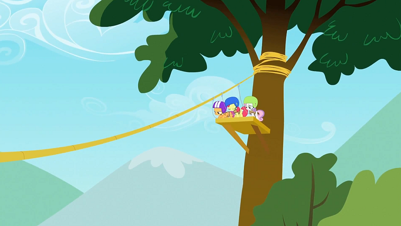 my little pony racing zipline