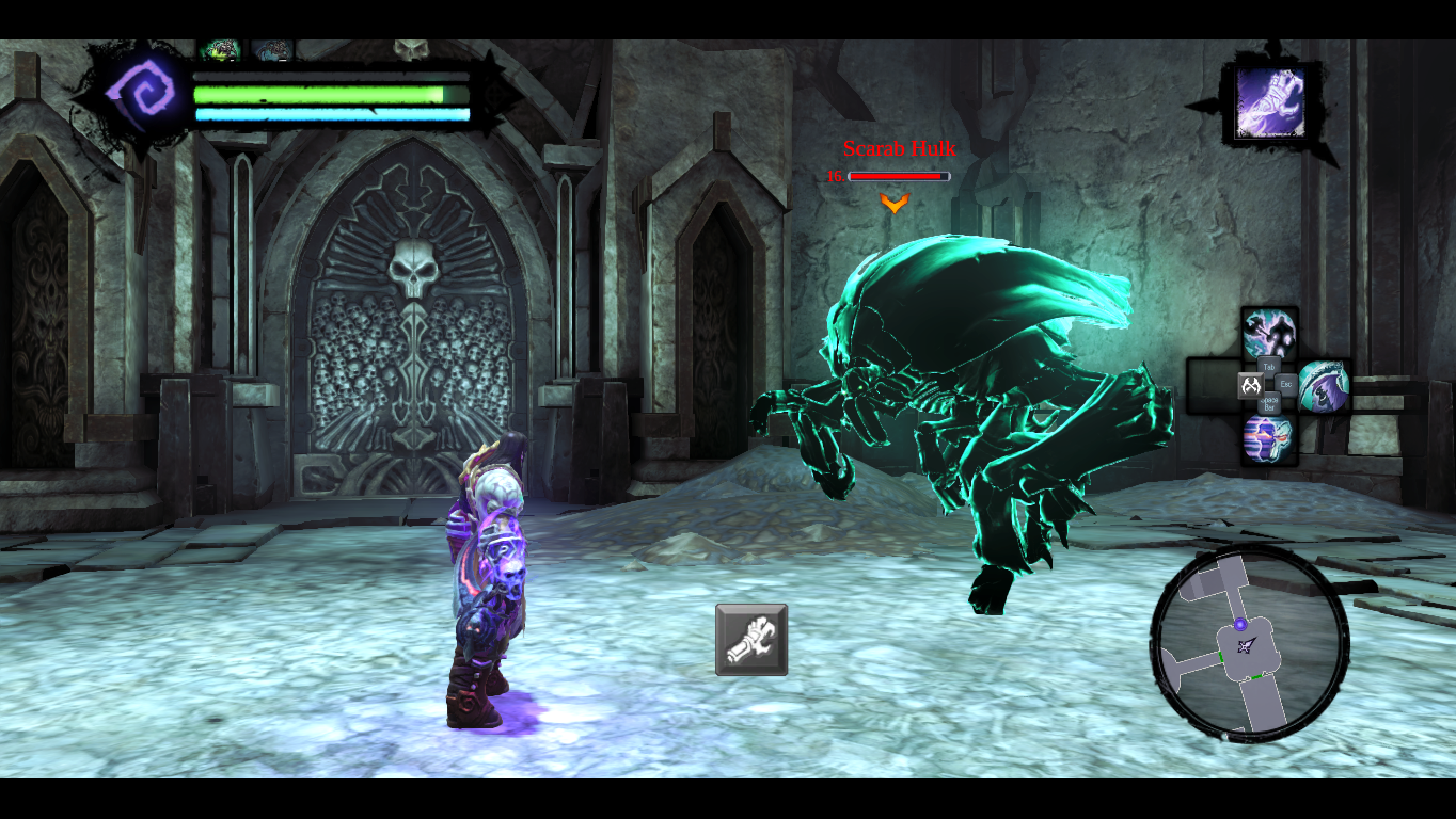 darksiders 2 kingdom of the dead invisible monster