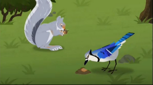 El azul y el gris
