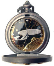 Franklin Mint USS Enterprise-D Pocket Watch