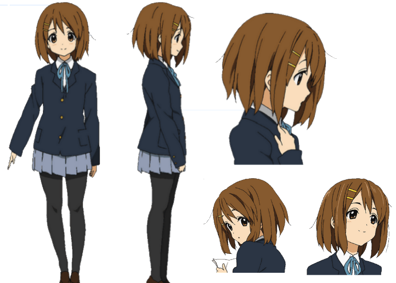 "anime character with baby blue hair" 
5. "Yui Hirasawa" - wide 3