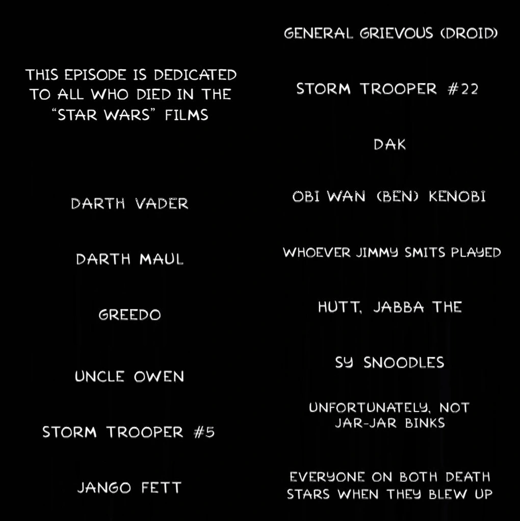 Star Wars Characters Names