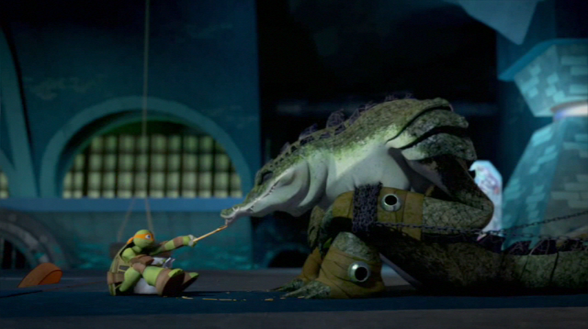 leatherhead turtles in time