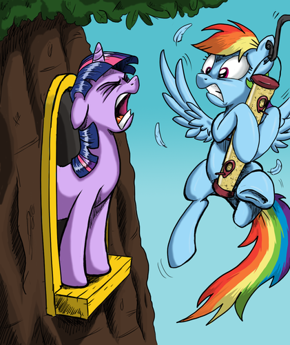 rainbow dash and twilight sparkle