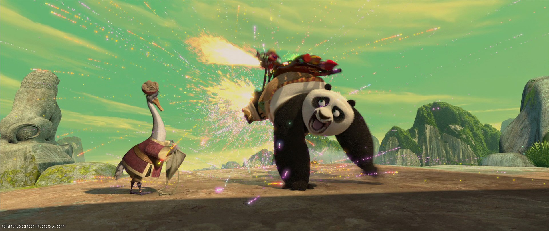 Image - Po-fireworks-chair.jpg - Kung Fu Panda Wiki, The Online 