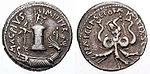 Denarius Sextus Pompeius-Scilla