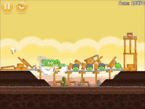 Official Angry Birds Walkthrough Poached Eggs 3-18
