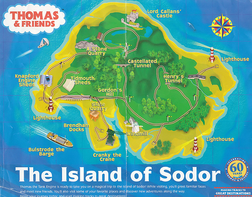 sodor island 3d 2010 model