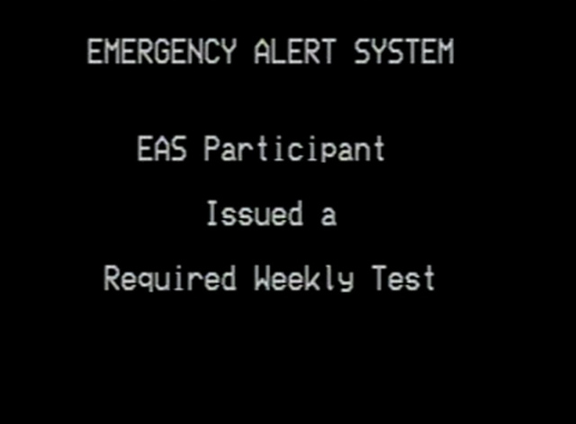 Required Weekly Test - Emergency Alert System Wiki