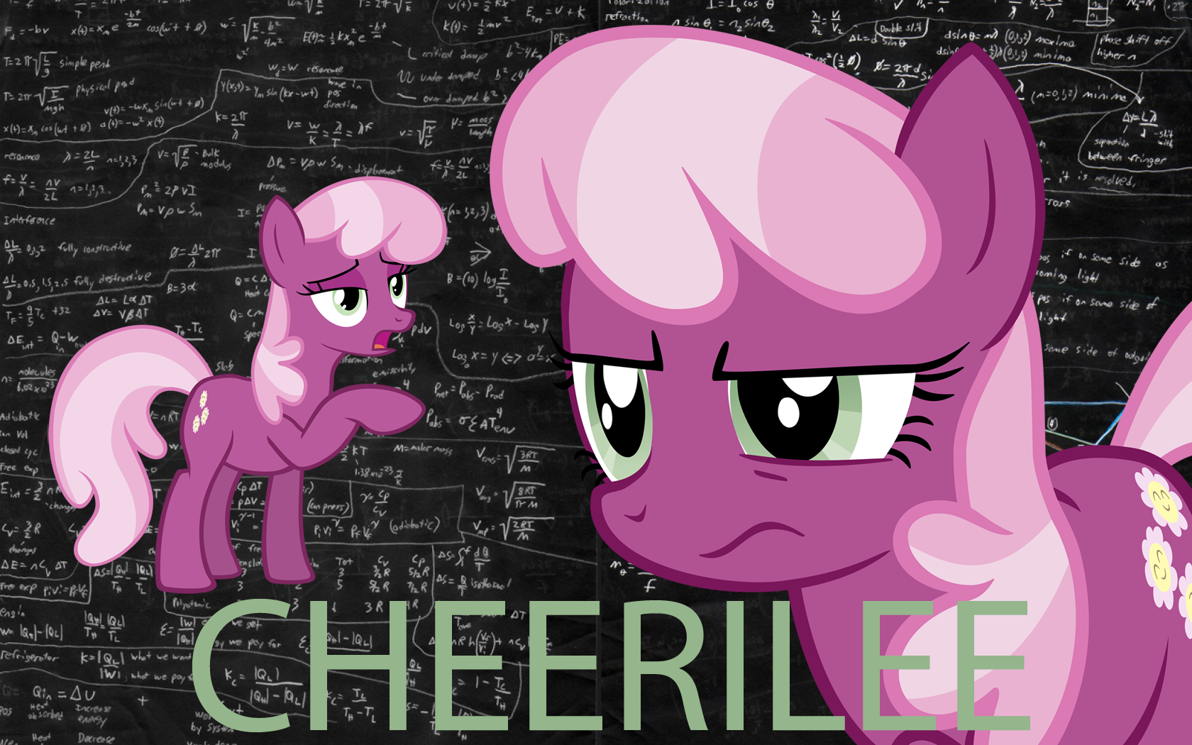 Image - Cheerilee wallpaper by artist-enigmamystere.png - My Little