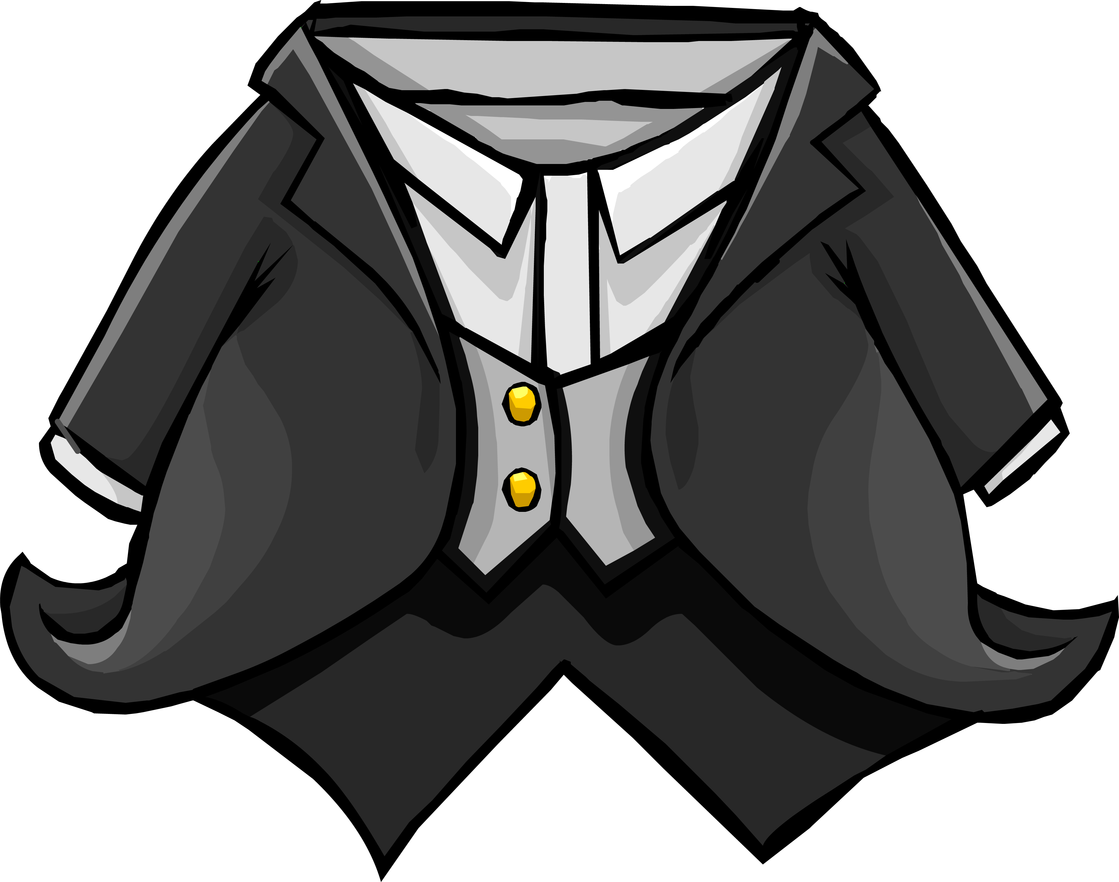 Club Penguin Black Suit