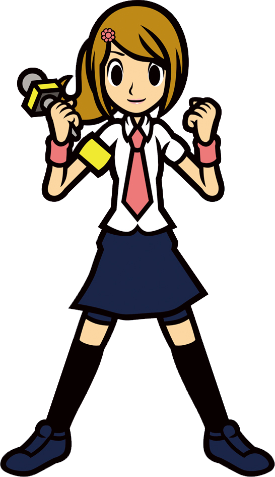 rhythm heaven ringside interview girl