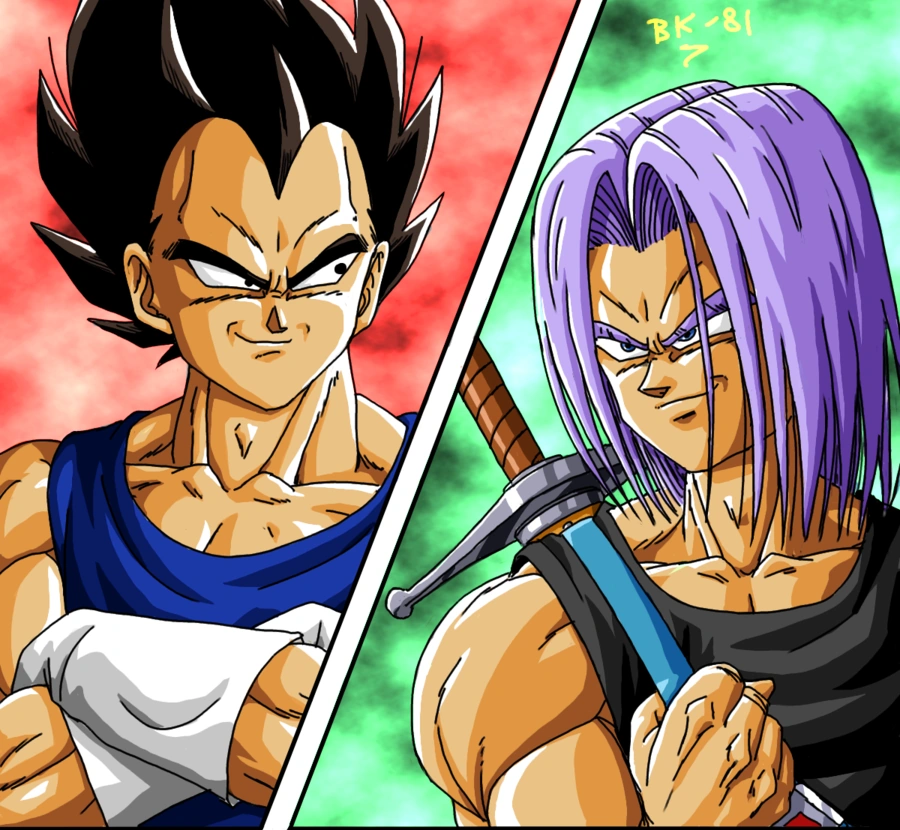 Imagen Trunks vs vegeta.png Wiki Dragon Ball Multiverse