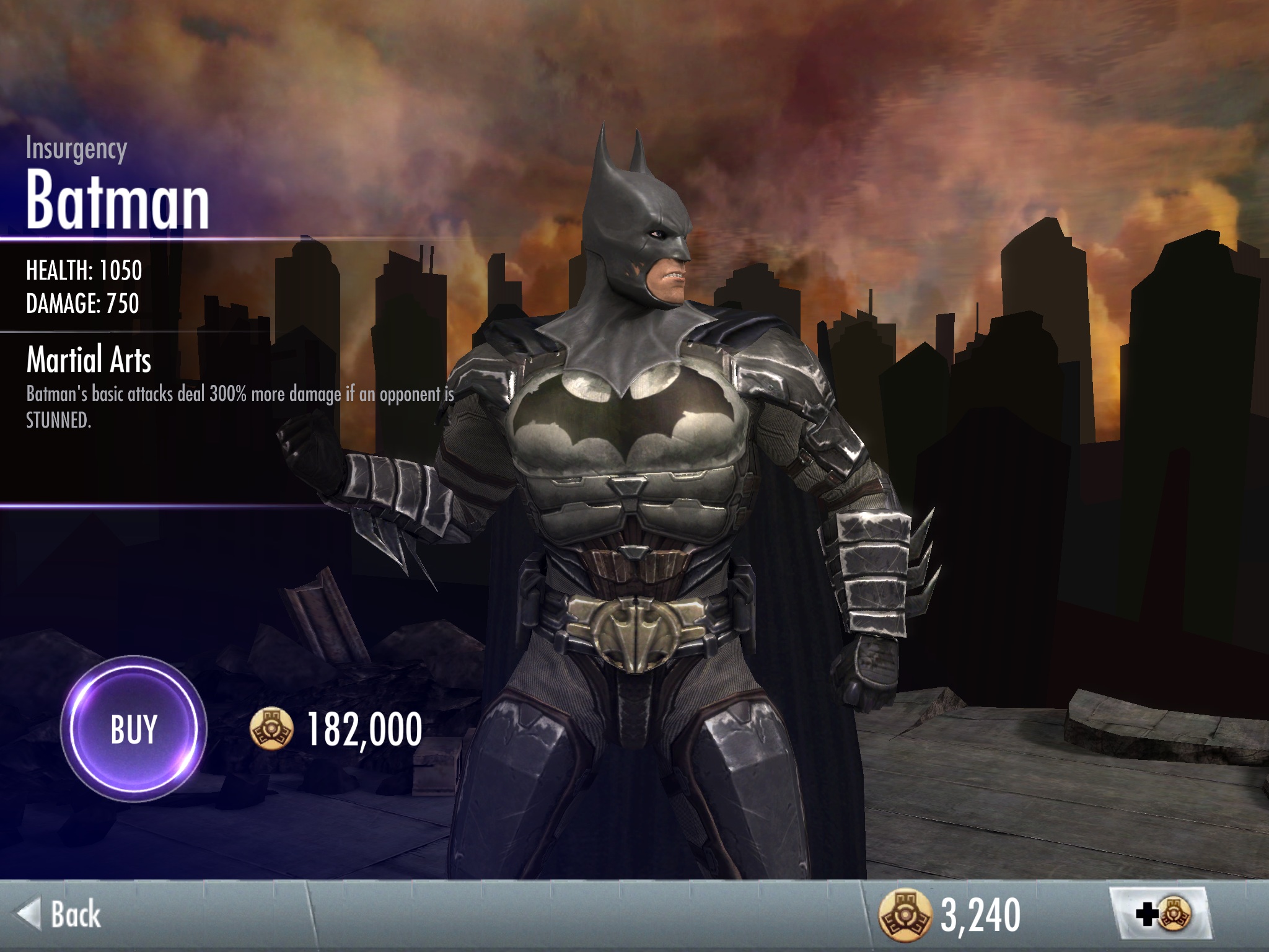 injustice cards batman