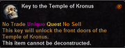 Key to the Temple of Kronus