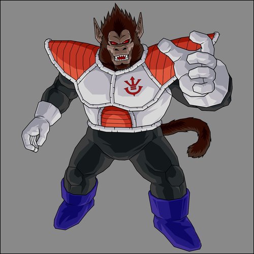 dbz vegeta oozaru