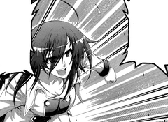 Medaka charges Zenkichi