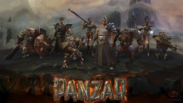 Panzar title screen