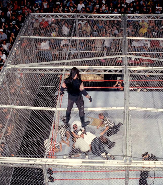 Image result for undertaker vs mankind king of the ring 1996