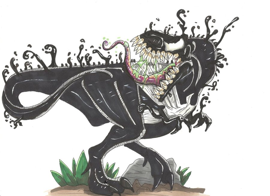 spiderman t rex