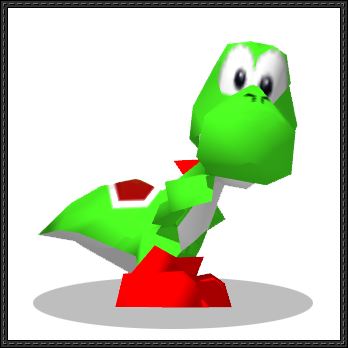 mario kart 64 yoshi toy