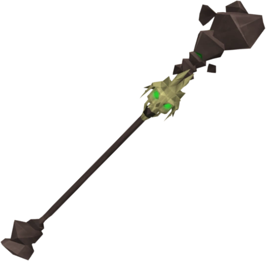 Skeletal battlestaff of earth The RuneScape Wiki