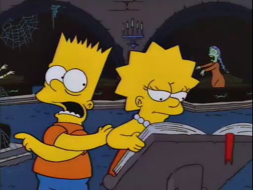 There have been scarier #TreehouseOfHorror moments, but has Bart