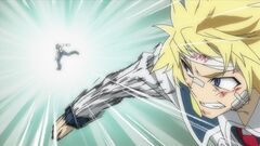 Zenkichi defeats Hyuga