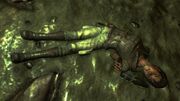 Dead prospector at blackrockcave