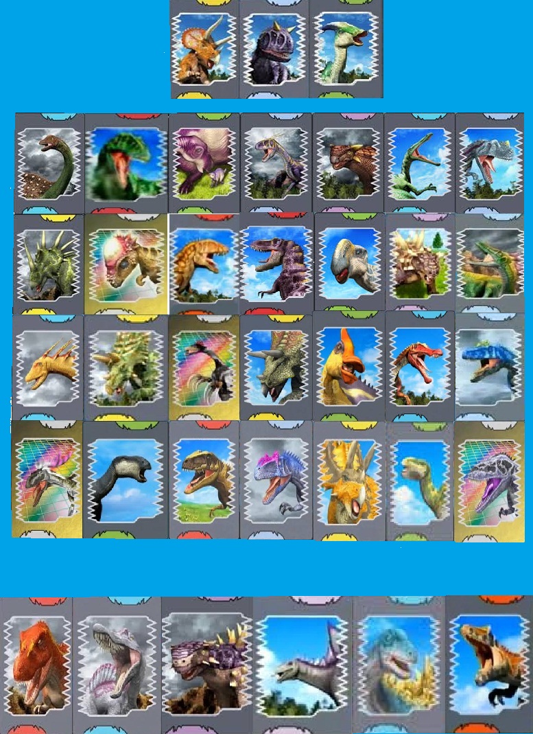 dino list