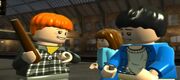 Ron répare lunettes harry lego