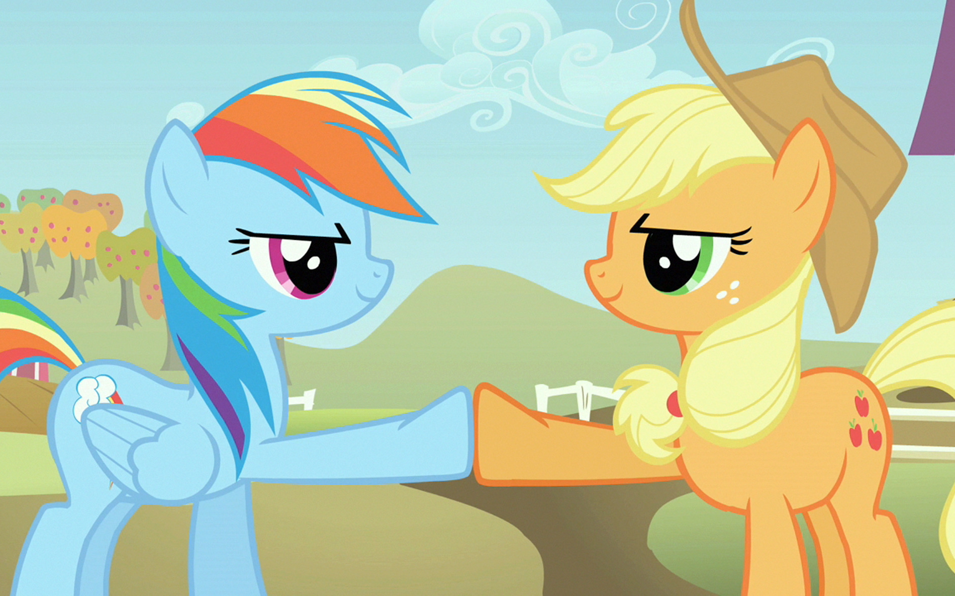 ask human applejack and rainbow dash