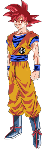 Goku SSJ Dios Render