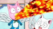 Happy breathing fire