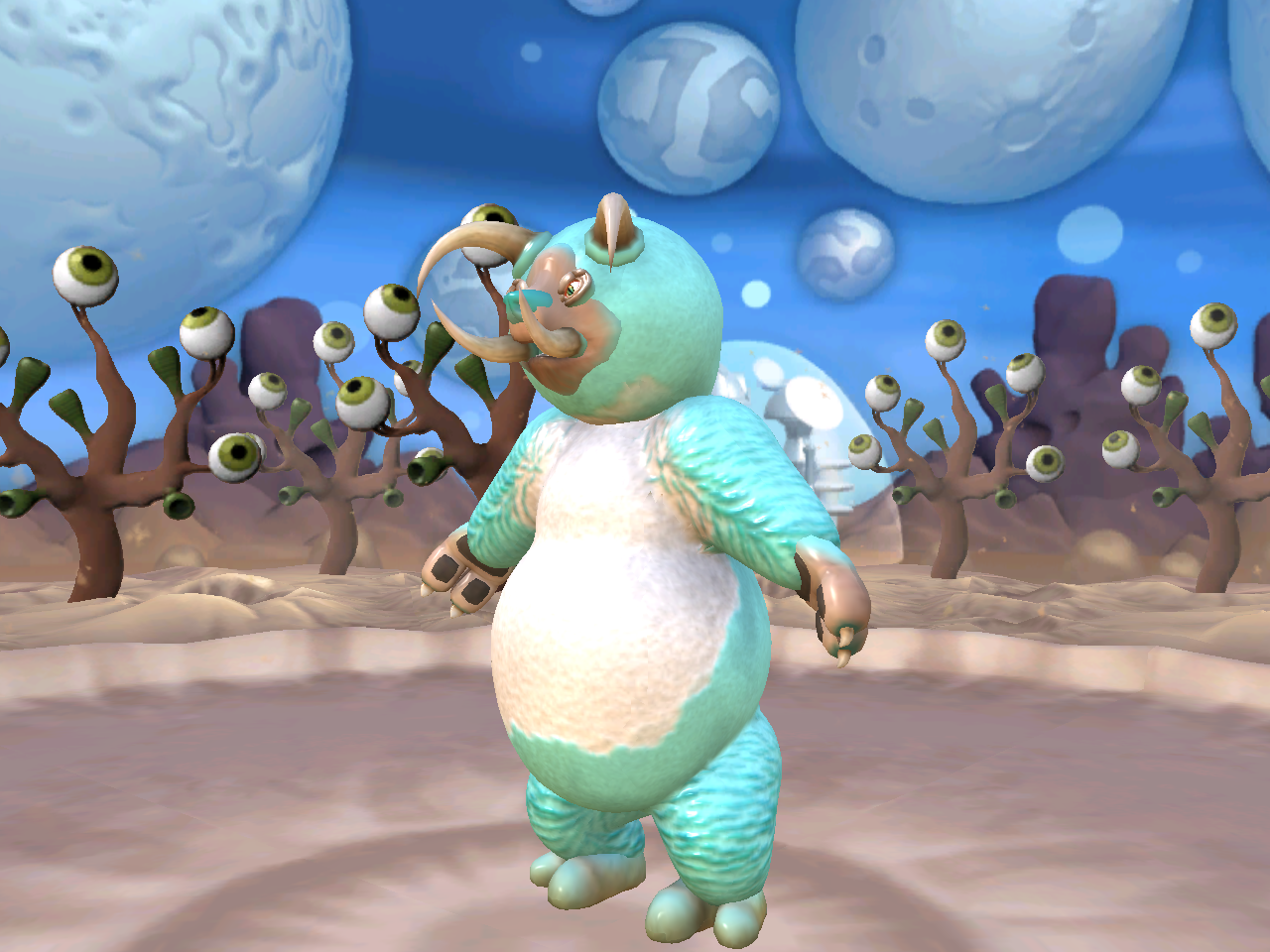 disney frozen ice monster