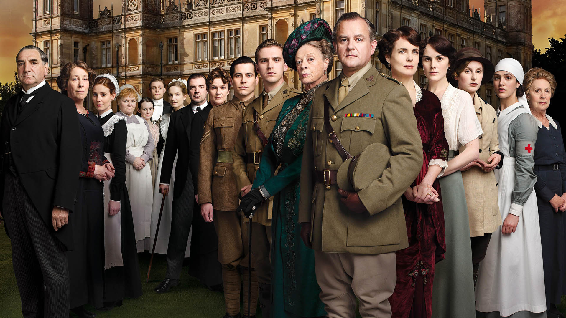 Image DowntonAbbeyseries2castpromo.jpg Downton Abbey Wiki